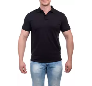 Bono Мужская футболка Поло черная 400001