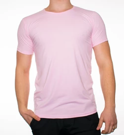 Мужская футболка "JUST" розовая