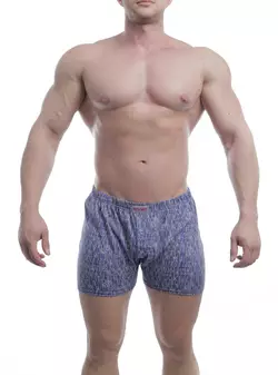 Bono чоловічі труси сімейні облягаючі 000427 блакитні принт літери Bono чоловічі труси сімейні облягаючі 000427 блакитні принт літери