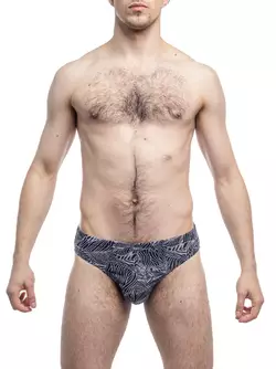 Bono труси чоловічі плавки сліпи 950331 чорно-сірі Bono труси чоловічі плавки сліпи 950331 чорно-сірі