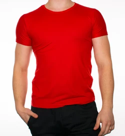 Мужская футболка "JUST" красная