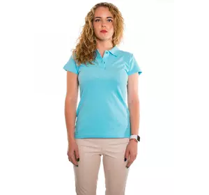 Bono Жіноча футболка Поло блакитна 400153 Bono Жіноча футболка Поло блакитна 400153