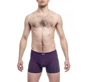 Bono чоловічі труси шорти боксери 950254 фіолетові принт Bono чоловічі труси шорти боксери 950254 фіолетові принт