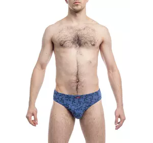 Bono труси чоловічі плавки сліпи 000428 сині принт акули Bono труси чоловічі плавки сліпи 000428 сині принт акули