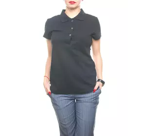 Bono Жіноча футболка Поло чорний 400101 (з манжетом) Bono Жіноча футболка Поло чорний 400101 (з манжетом)